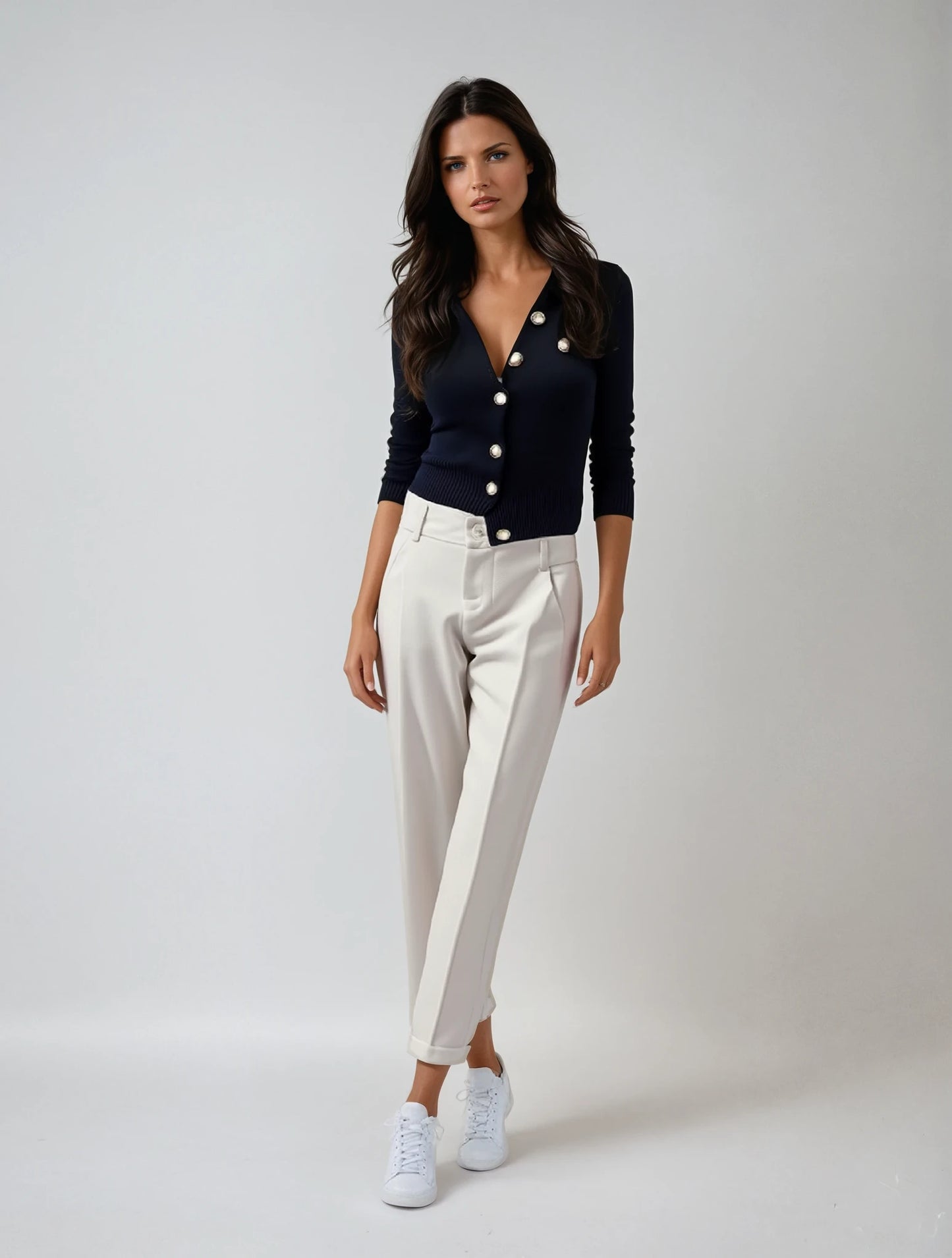 Elena - Long Sleeve Knitted Cardigan
