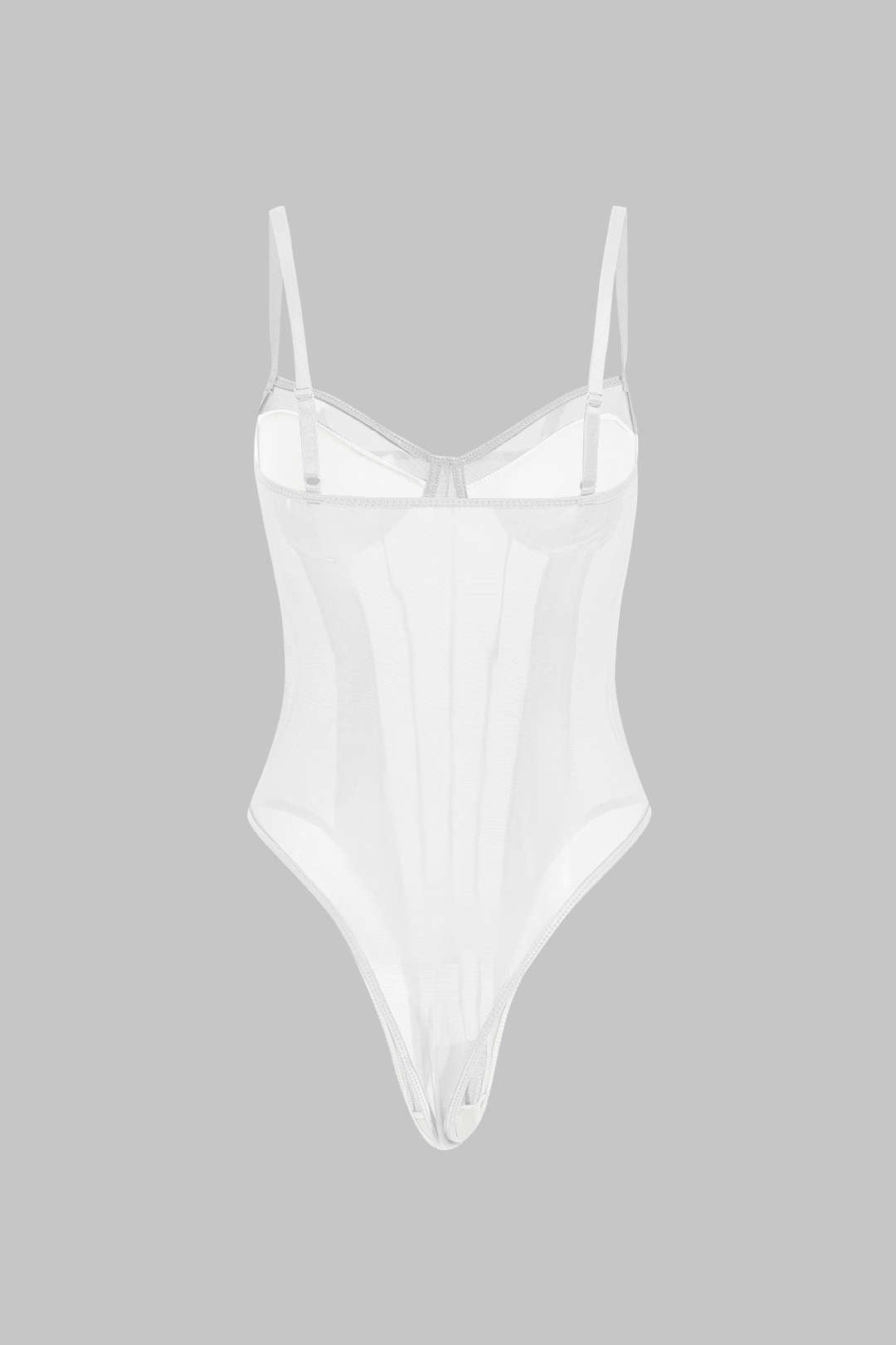 Olivia -Sheer Corset Bodysuit