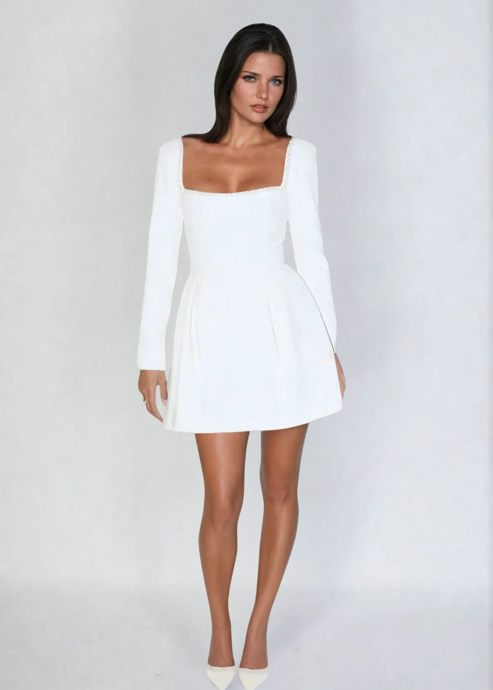 Isabelle -Pearl Mini Dress
