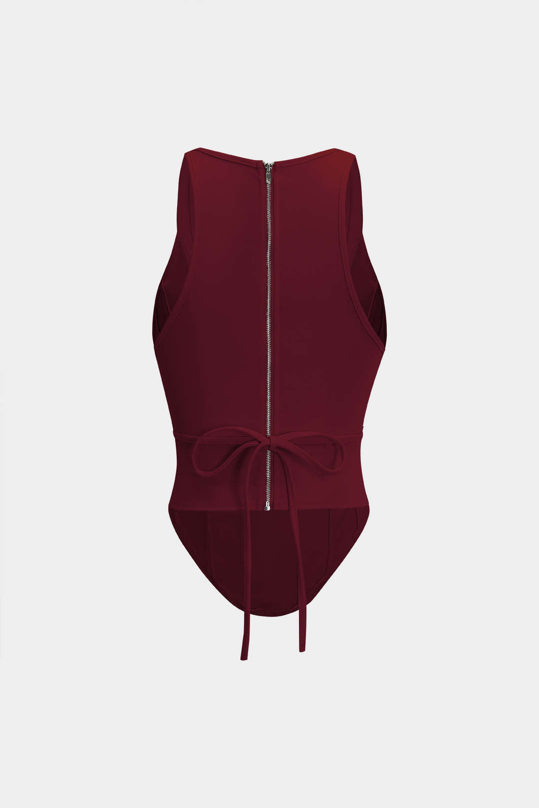 Elevated Semi-Sheer `Corset Top