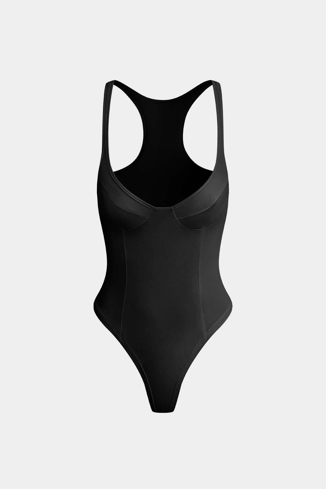 Jessy - Essential Deep V-Neck Bustier Bodysuit