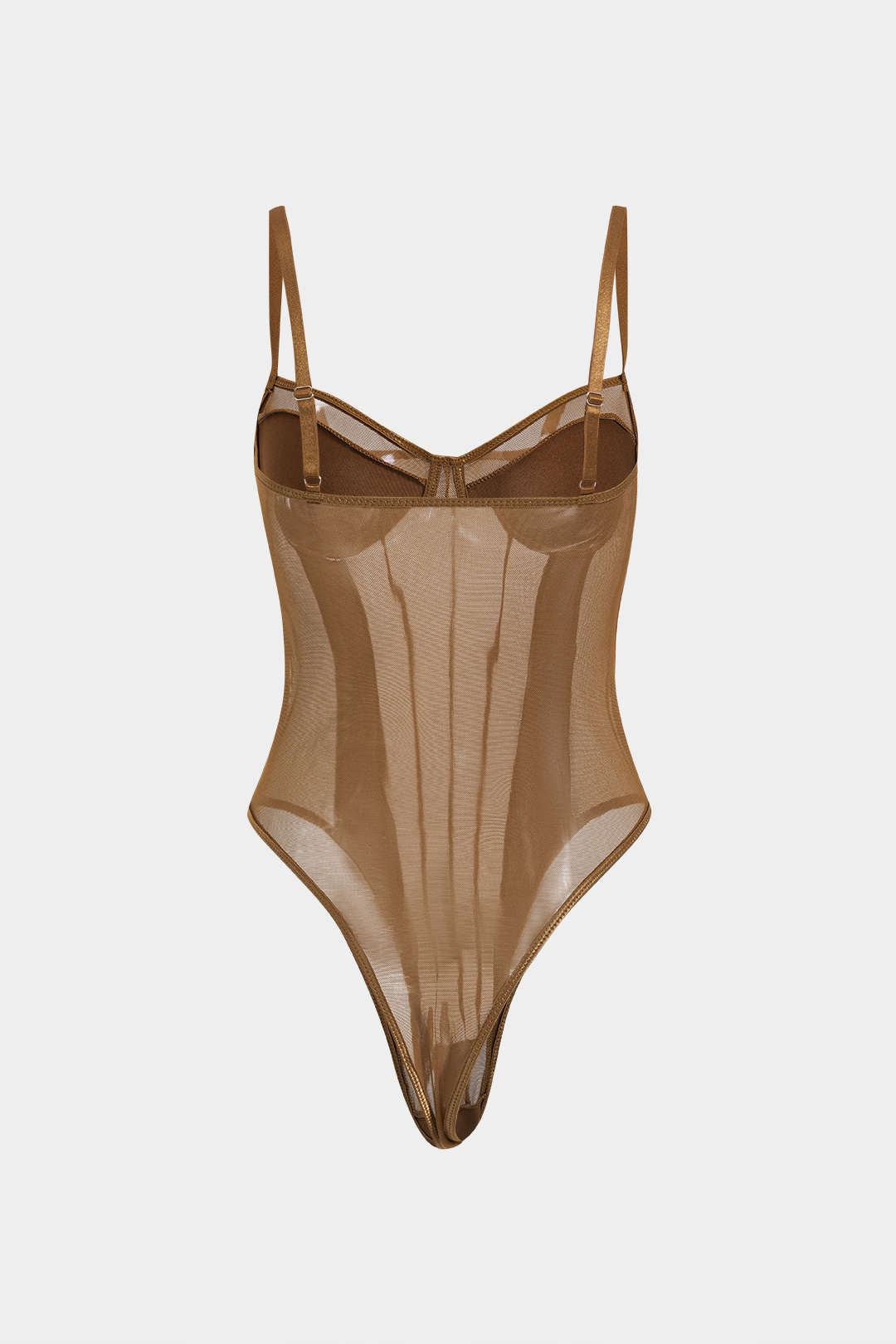 Olivia -Sheer Corset Bodysuit