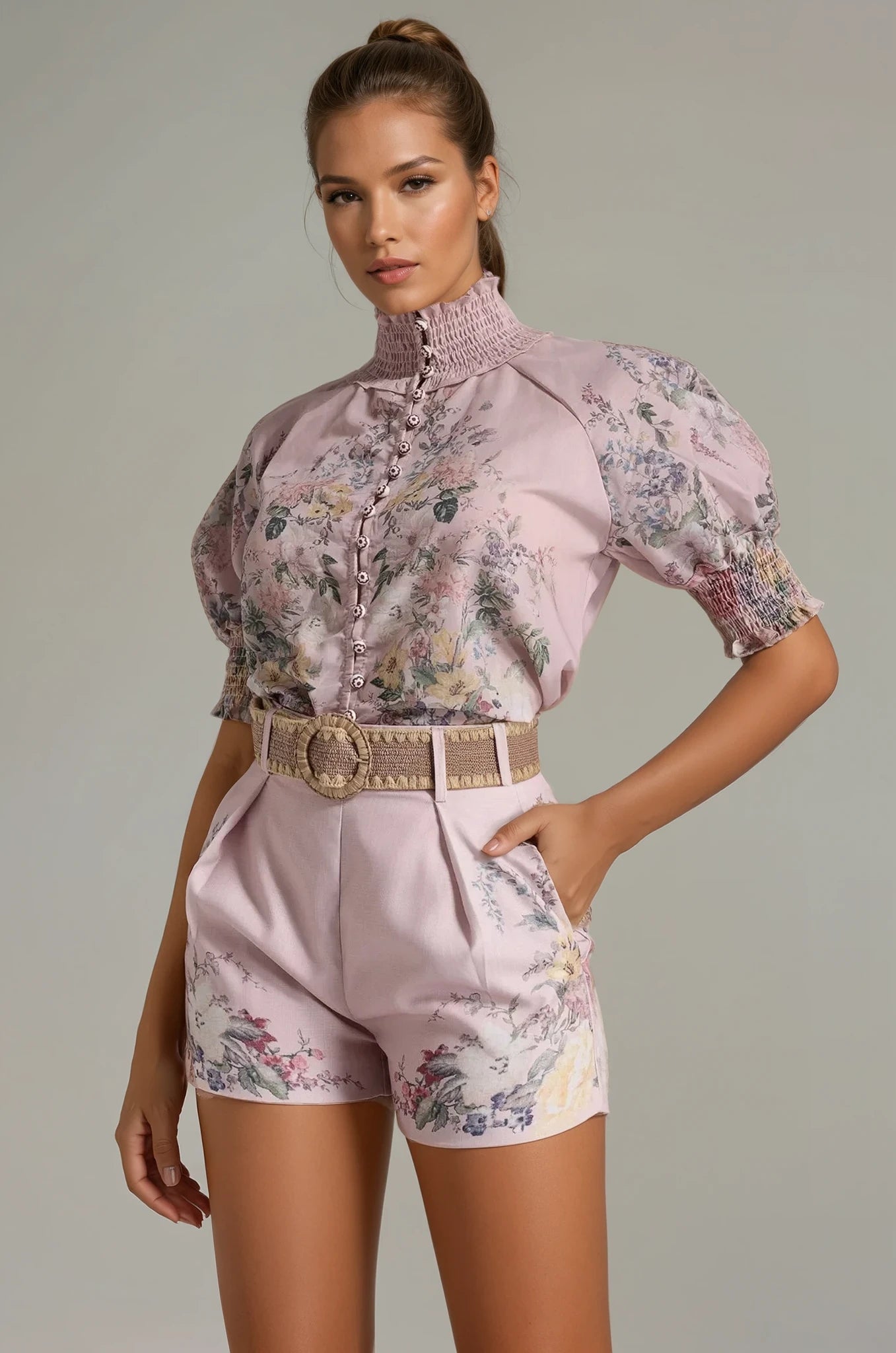 Kiera Shirred Chic Set