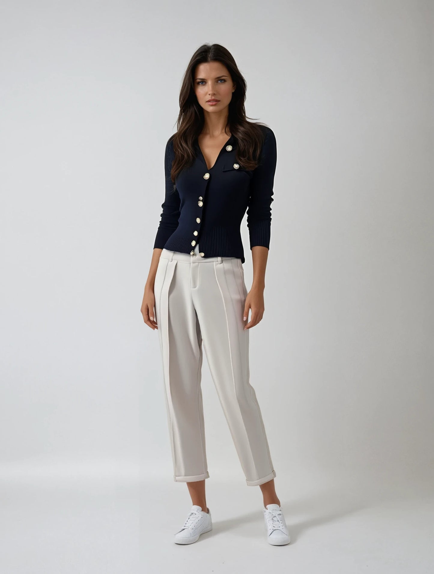 Elena - Long Sleeve Knitted Cardigan