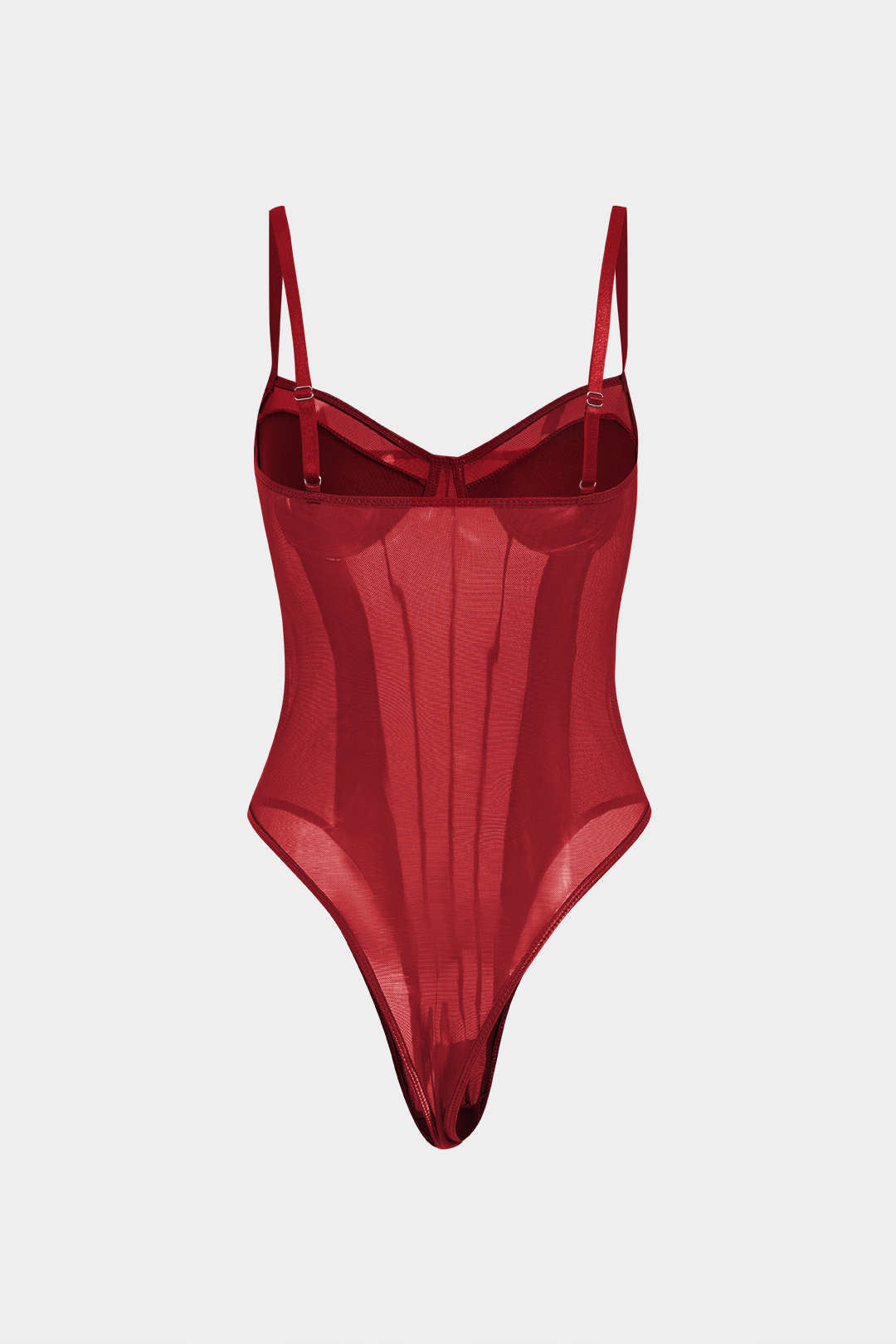 Olivia -Sheer Corset Bodysuit