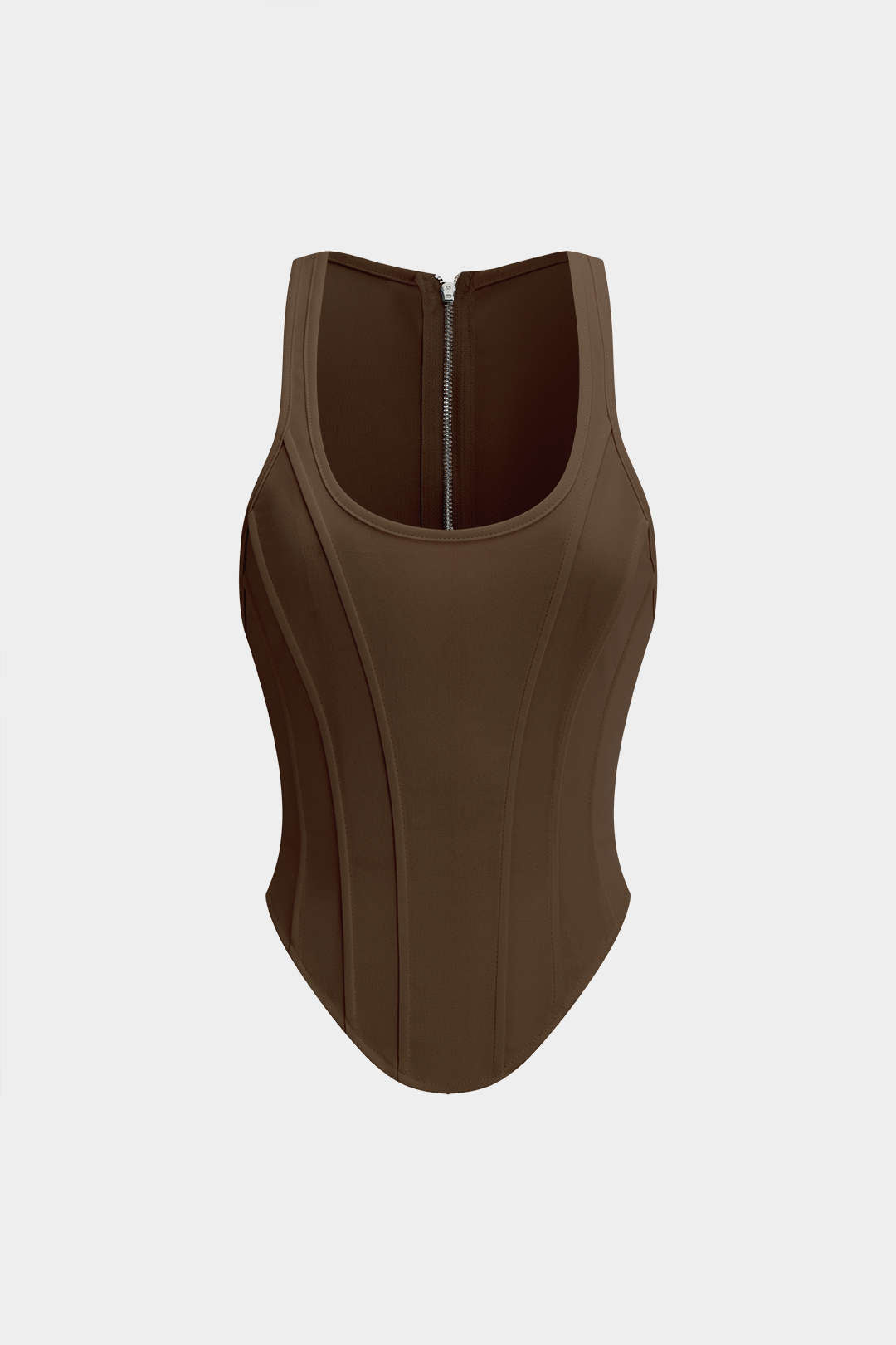 Elevated Semi-Sheer `Corset Top