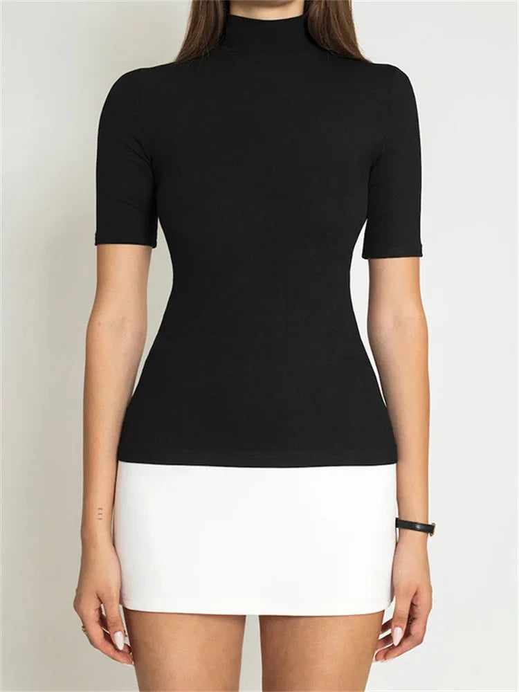 Diana-Contrast Mini Dress
