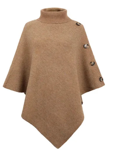 Vivian- Oversized Kinitted Ponchos Pullover