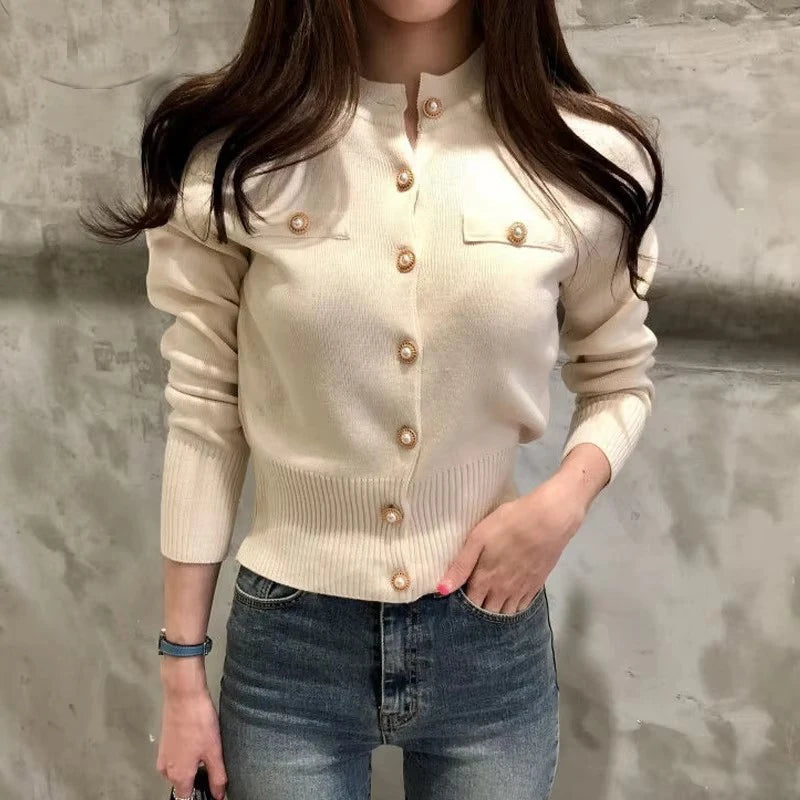 Elena - Long Sleeve Knitted Cardigan