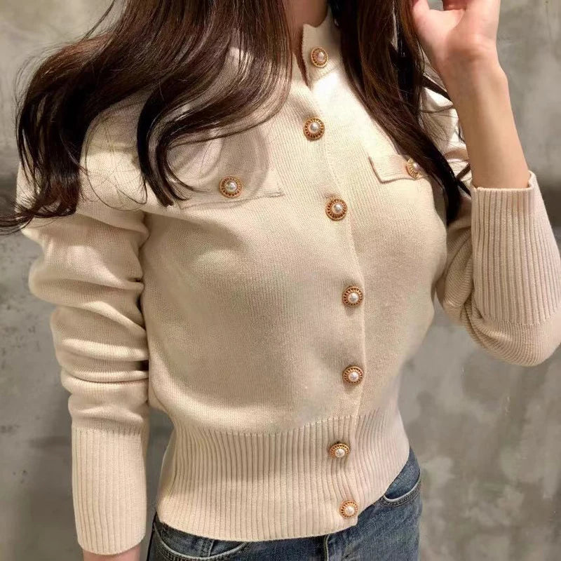 Elena - Long Sleeve Knitted Cardigan