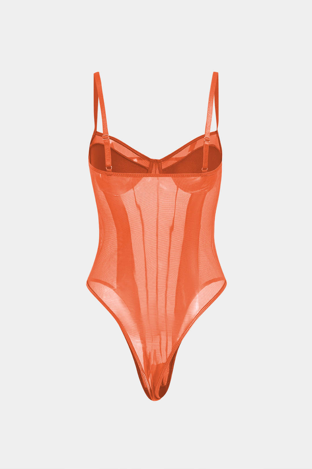 Olivia -Sheer Corset Bodysuit