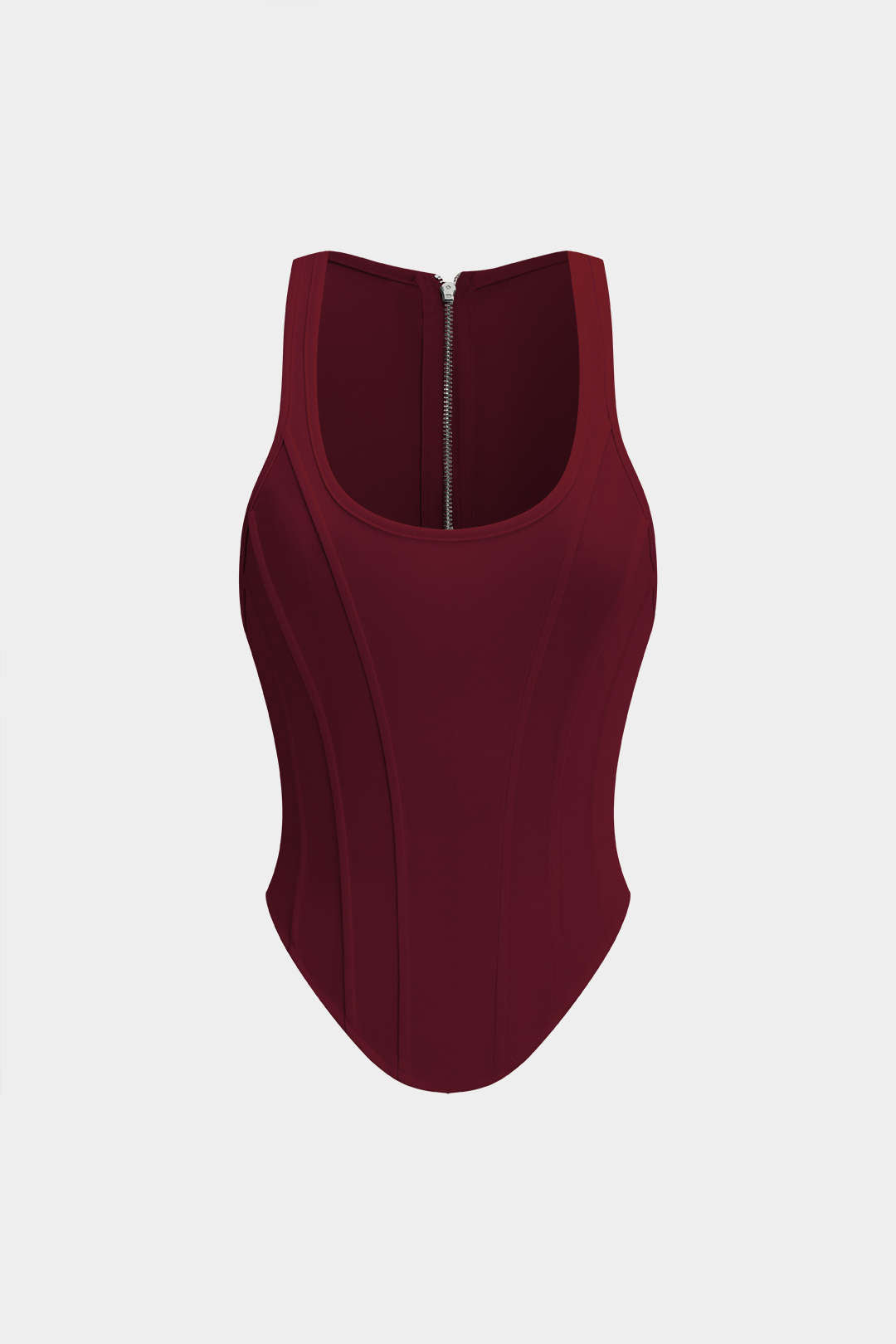 Elevated Semi-Sheer `Corset Top