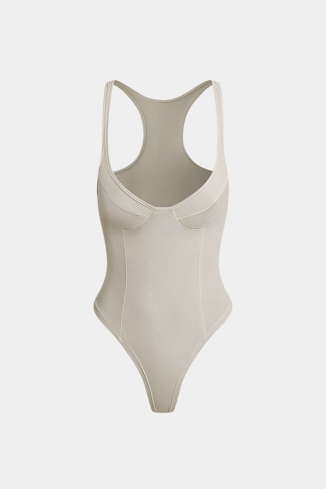 Jessy - Essential Deep V-Neck Bustier Bodysuit