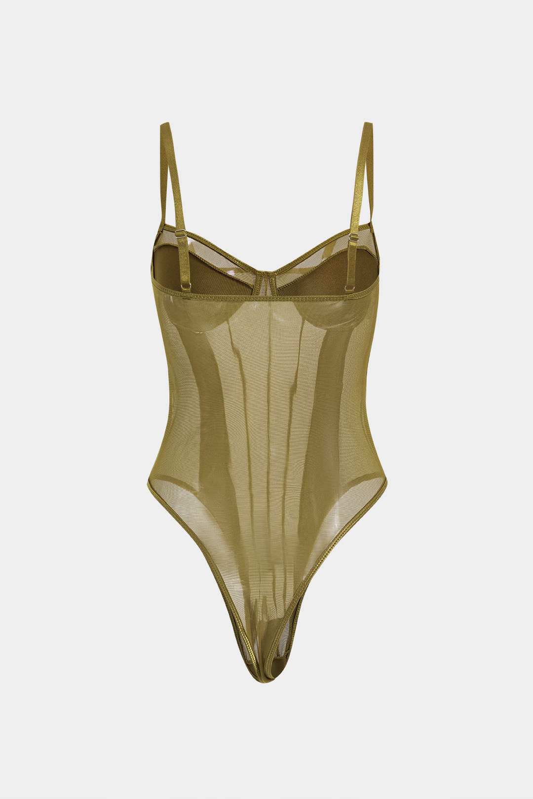 Olivia -Sheer Corset Bodysuit