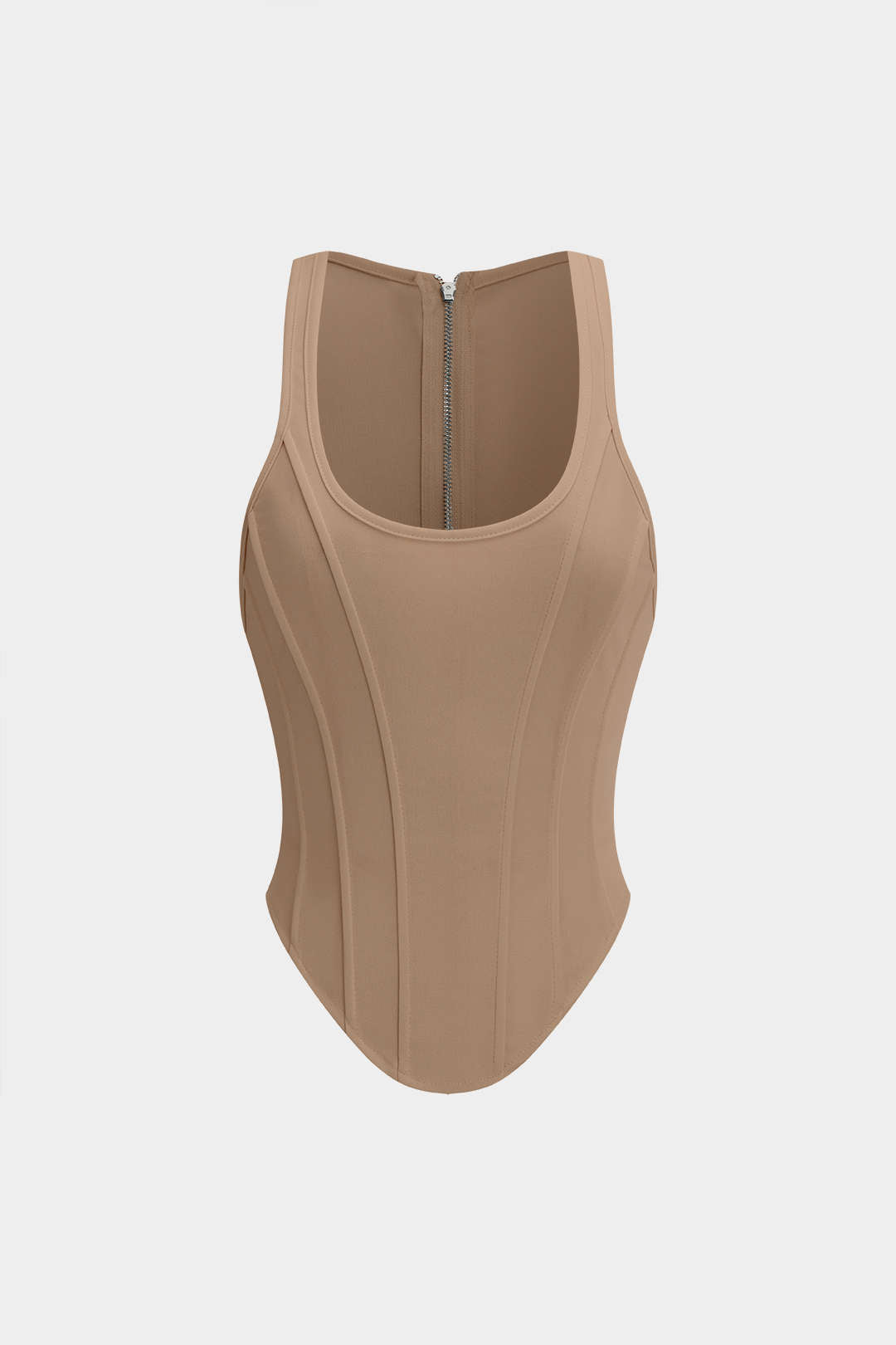 Elevated Semi-Sheer `Corset Top