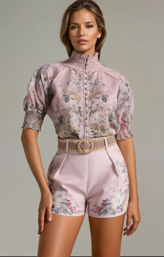 Kiera Shirred Chic Set