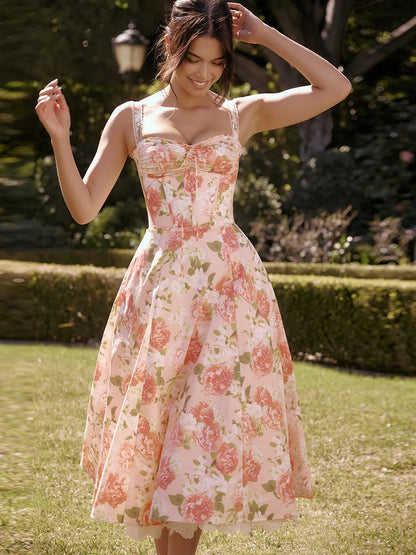 Miyyah- Floral Midi Summer Dress