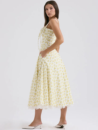 Miyyah- Floral Midi Summer Dress
