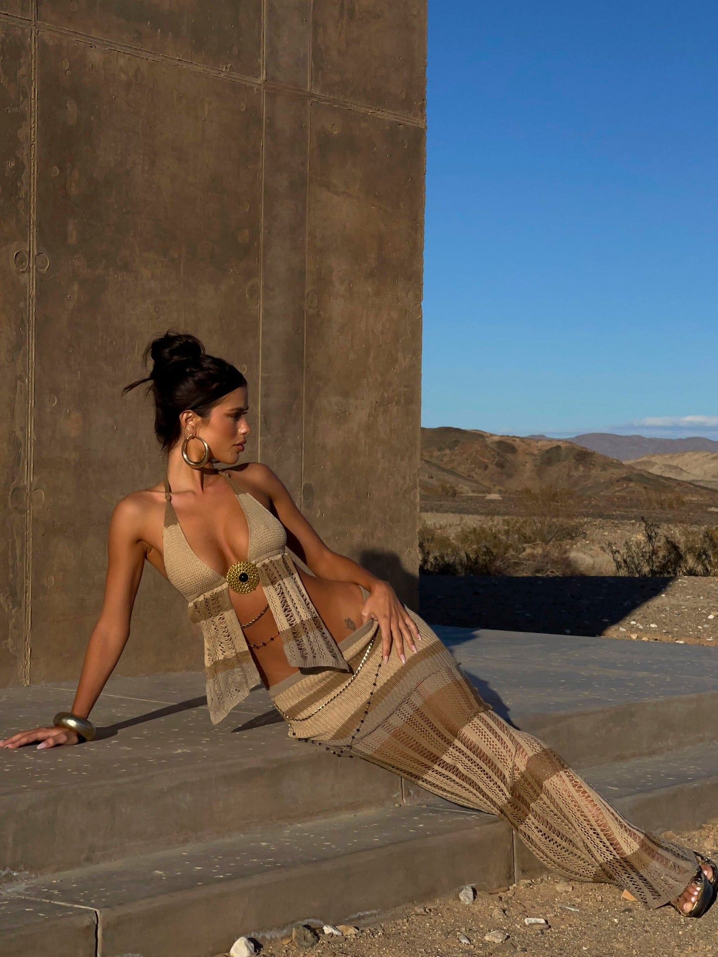 KEIVA-  MAXI SKIRT  SET