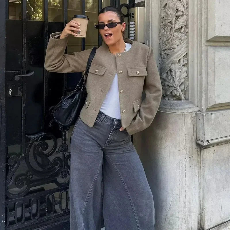 Lilly – Kurzjacke mit langen Ärmeln