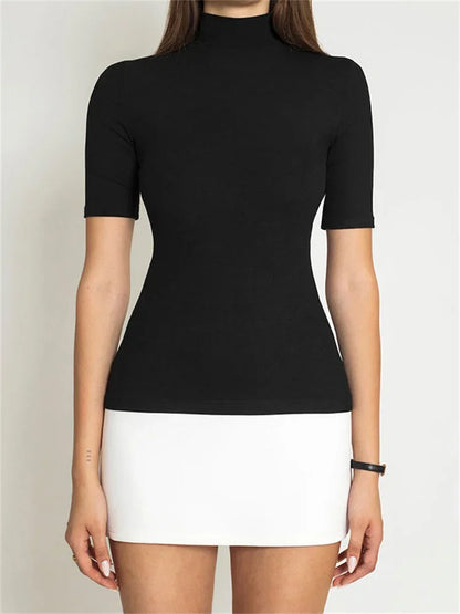 Diana-Contrast Mini Dress