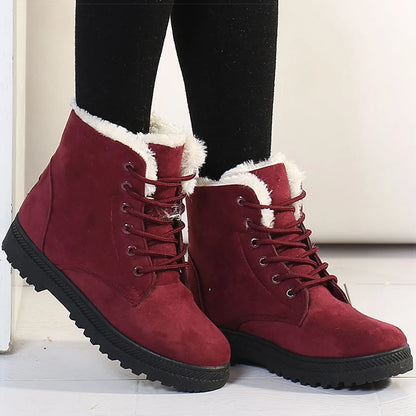 Warm winter boots with Faux Fur lining