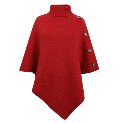 Vivian - Übergroßer Strick-Poncho-Pullover