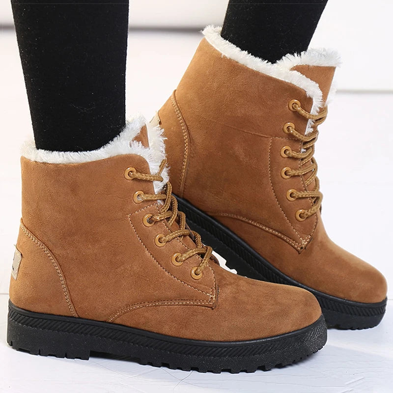 Warm winter boots with Faux Fur lining
