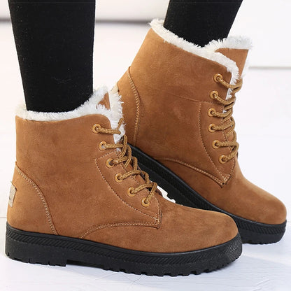 Warm winter boots with Faux Fur lining