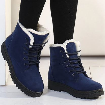 Warm winter boots with Faux Fur lining