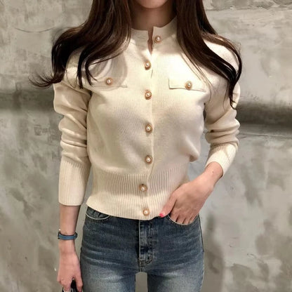 Elena - Long Sleeve Knitted Cardigan