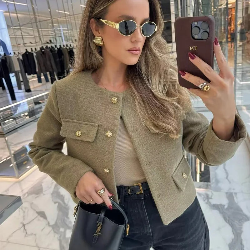 Lilly – Kurzjacke mit langen Ärmeln