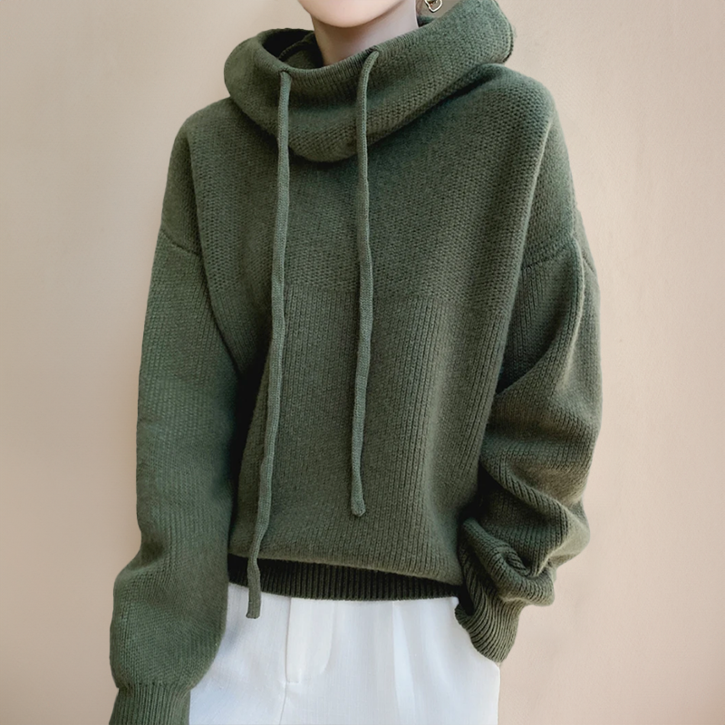 India - Hoodie made of 100% wool