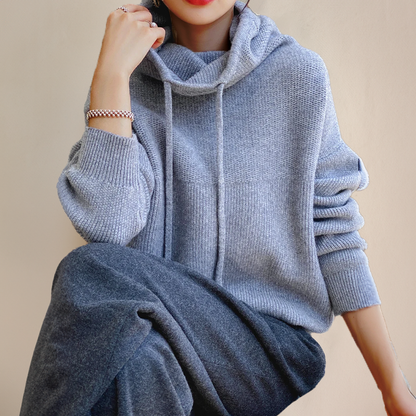 India - Hoodie made of 100% wool