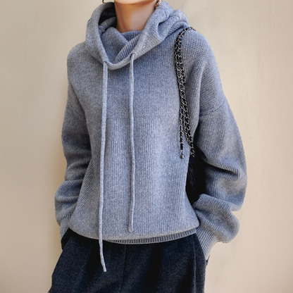 India - Hoodie made of 100% wool